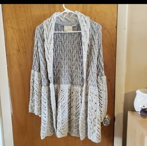 Guinevere cable knit clasp closure cardigan